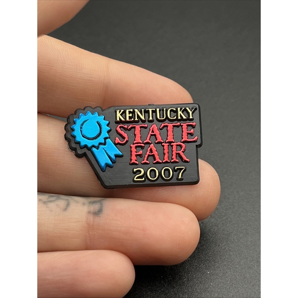 Kentucky State Fair 2007 Plastic Lapel Hat Pin